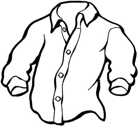 Shirt  Coloring Page